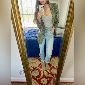 Vintage jacquard tapestry blazer